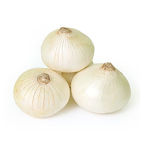 Fresho Onion - White/Kanda- Pandhra, 1 kg  