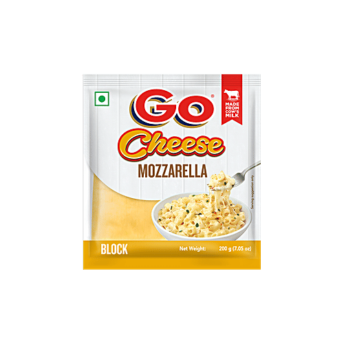 Buy Gowardhan Go Mozzarella Cheese 200 gm Pouch Online at Best Price