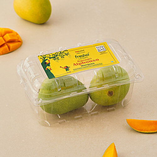 fresho! Mango - Alphonso Ratnagiri, 6 pcs (Approx. 200g - 225g per pc) Rich in Antioxidants