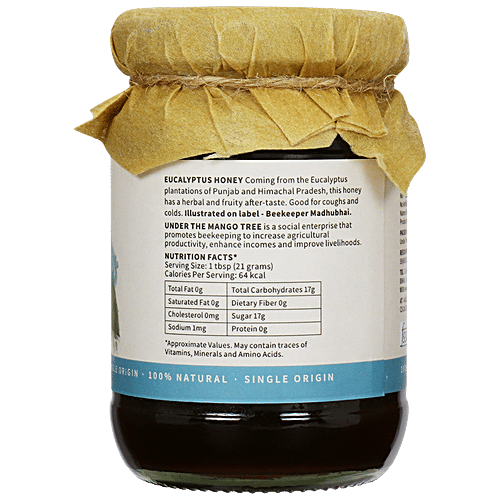 Under The Mango Tree Honey - Eucalyptus, 200 g Jar 