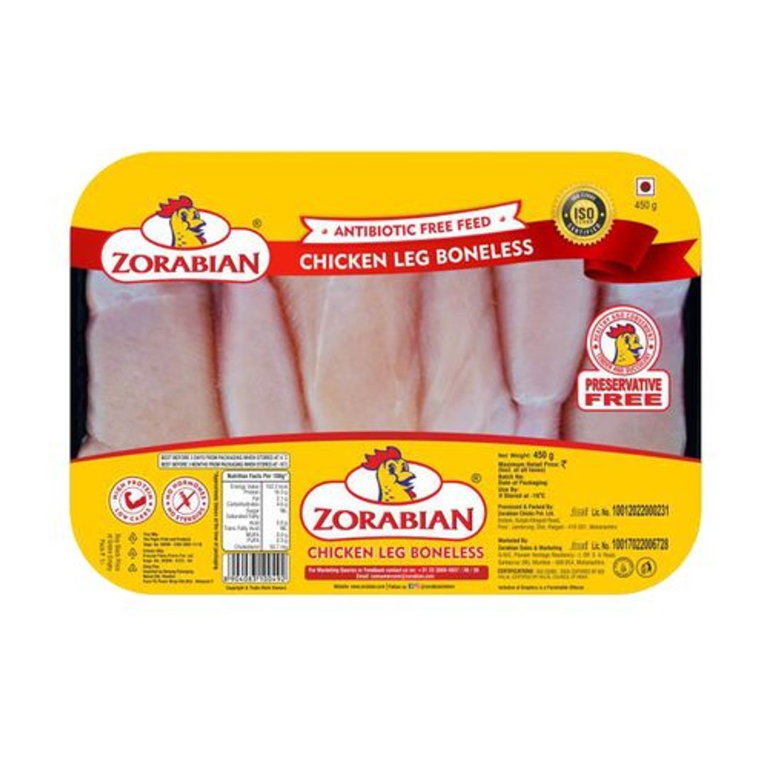 Zorabian Chicken Legs - Boneless, 450 g Pouch