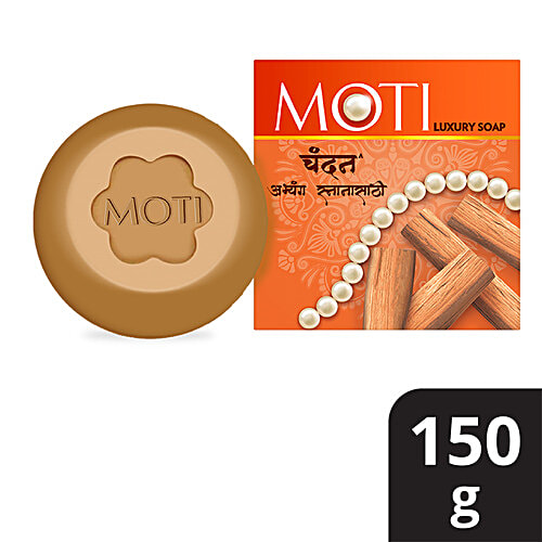 Moti-Soap Sandal Luxury Bath Soap, Made from 100% Vegetable Oils, 150 g  Made from 100% Vegetable Oils