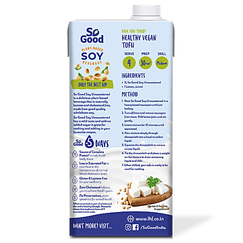 Buy Staeta Fortified Soy Milk Natural 1 Ltr Tetra Online At Best Price