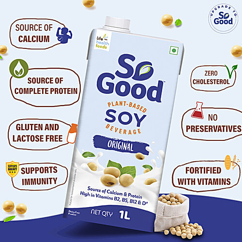 So Good Soy Milk - Original, 1 L  