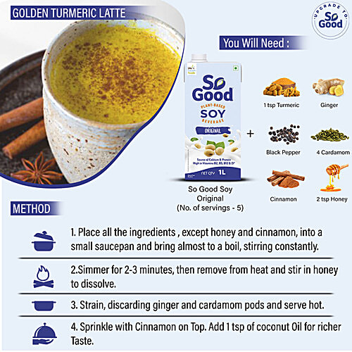 So Good Soy Milk - Original, 1 L  