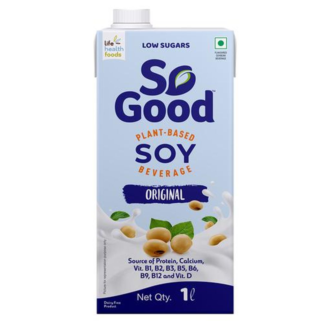 So Good Plant-Based Soy Beverage - Original, 1 L Tetra Pack