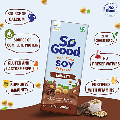 Buy Staeta Fortified Soy Milk Chocolate 200 Ml Carton Online At Best