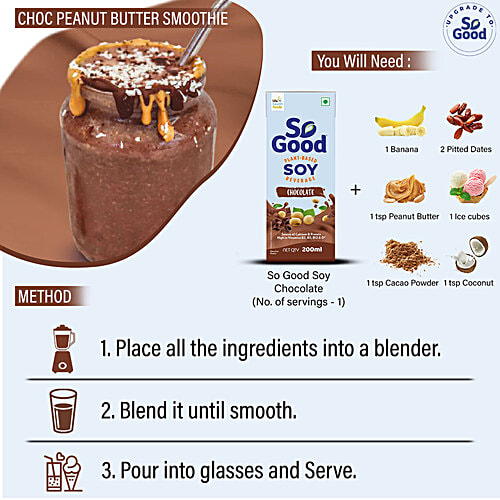So Good Soy Milk - Chocolate, 200 ml  