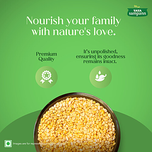 Tata Sampann Unpolished Moong Dal, 1 kg  