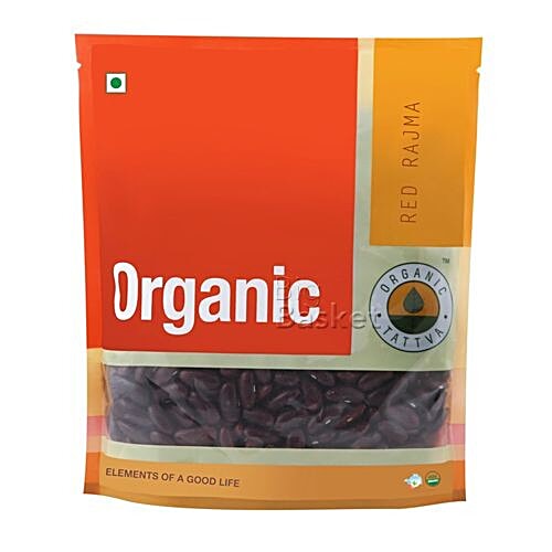 Organic Tattva Organic - Red Rajma, 1 kg Pouch 