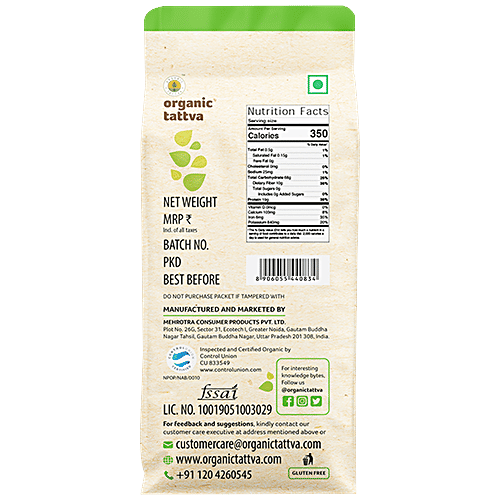 Organic Tattva Organic Kala Chana, 1 kg Pouch 