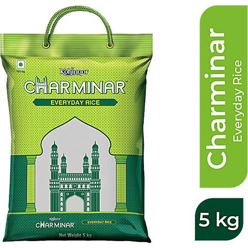 Kohinoor Charminar Everyday Basmati Rice/Basmati Tandul, 5 kg