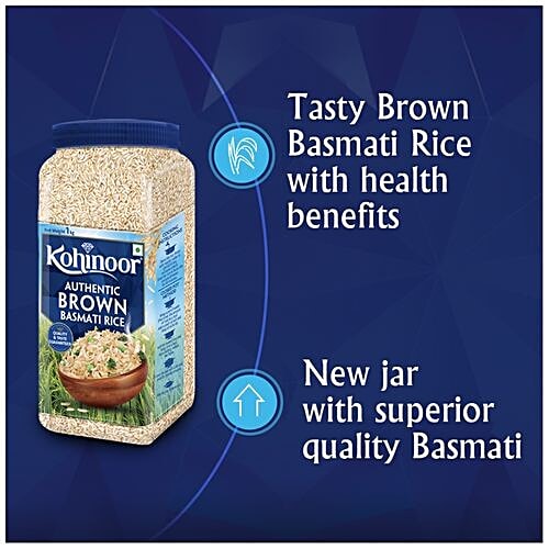 Buy Kohinoor Basmati Rice Brown Jar 1 Kg Online At Best Price of Rs 179
