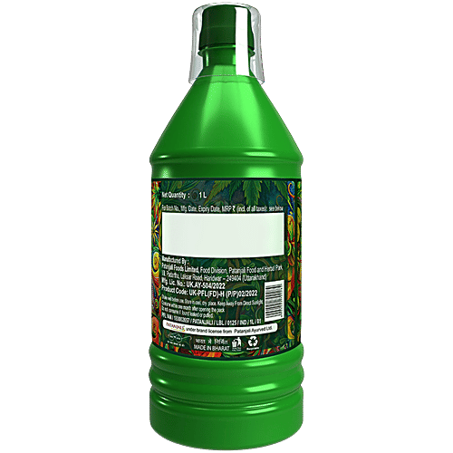 Patanjali Aloe Vera Juice, 1 L  With Fibre, Immunity Booster, For Digestive Health