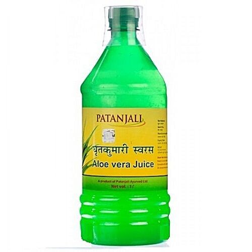 Patanjali Juice - Aloe Vera, Plain, 1 L Bottle 