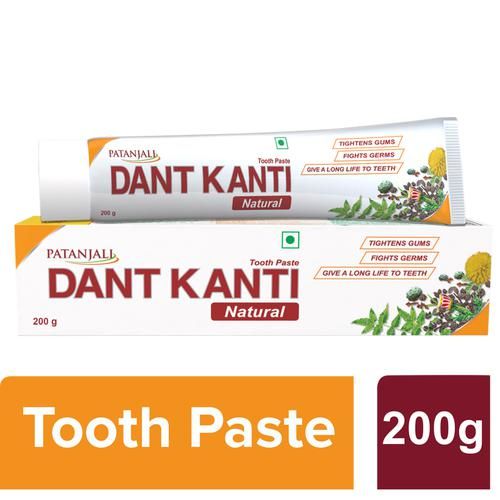 Patanjali Dant Kanti Natural Toothpaste, 200 g  