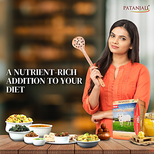 Patanjali Cow Ghee/Tup, 1 L Carton