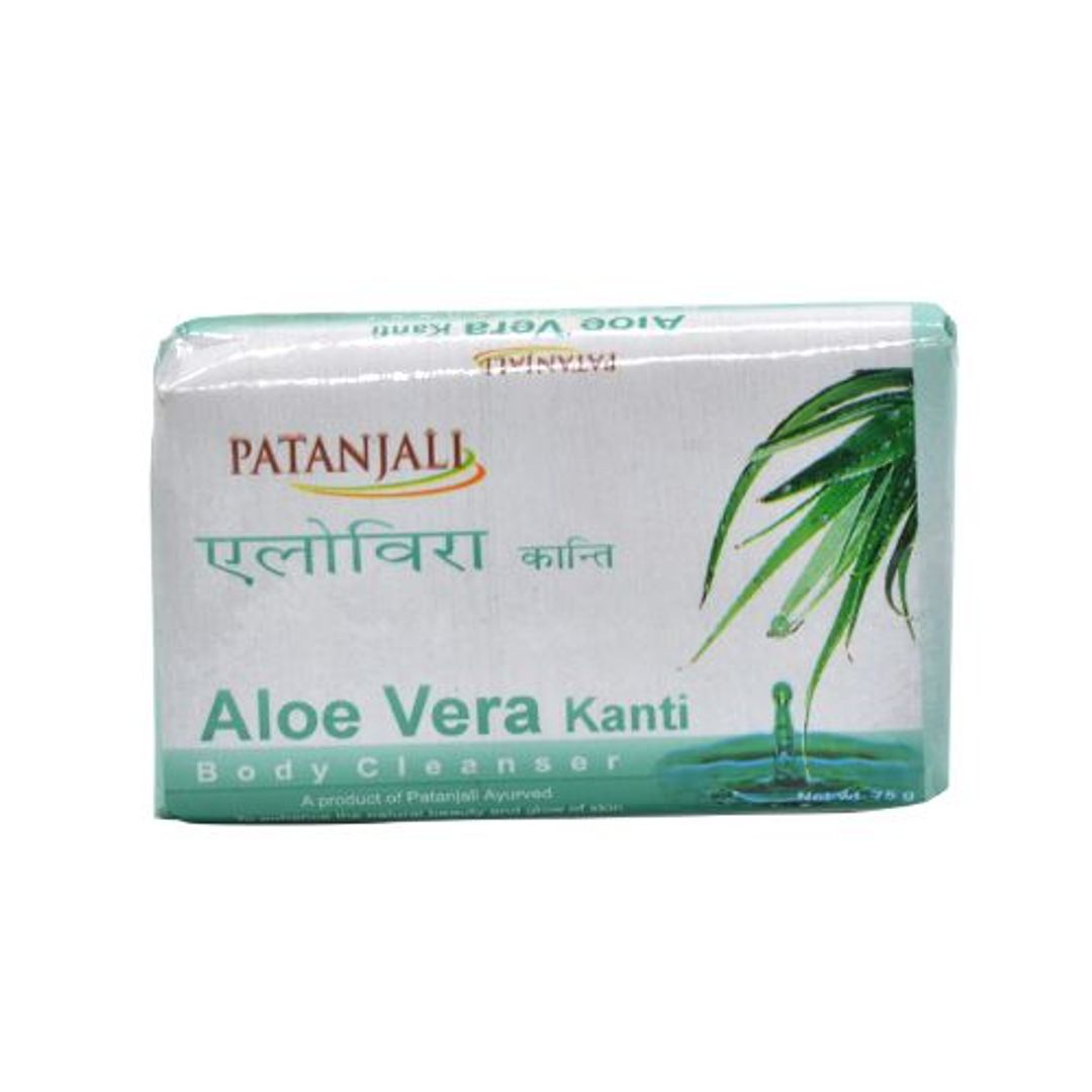 Patanjali Aloe Vera Kanti Body Cleanser, 75 g 