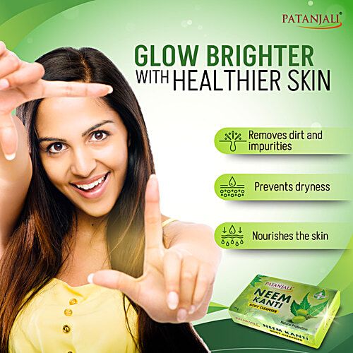 Patanjali Neem Kanti - Body Cleanser Soap, 75 g Carton 