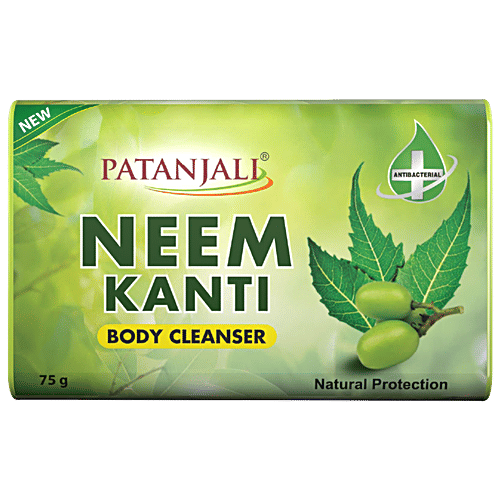 Patanjali Neem Kanti - Body Cleanser Soap, 75 g Carton 