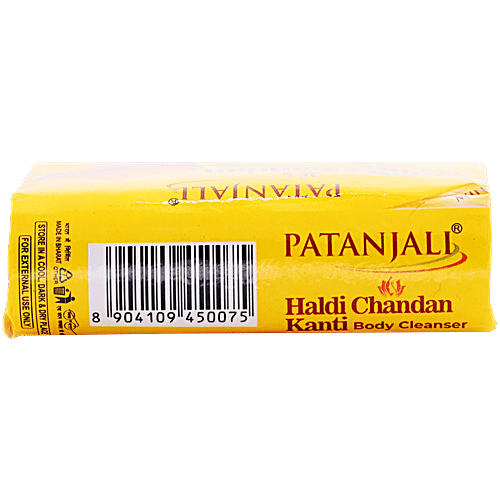 Patanjali Haldi - Chandan Kanti Body Cleanser, 75 g  