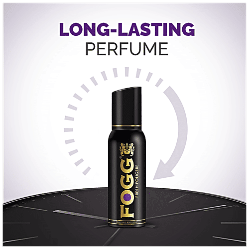 Fogg  Black Series - Perfume Body Spray, Fresh Fougere, For Men, Long Lasting & No Gas Deodorant, 120 ml  