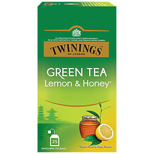 Twinings Green Tea - Lemon & Honey, 50 g (25 Bags x 2 g each) 