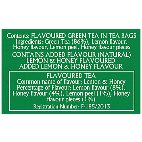 Twinings Green Tea - Lemon & Honey, 50 g (25 Bags x 2 g each) 