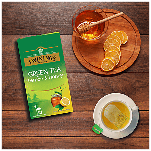 Twinings Green Tea - Lemon & Honey, 50 g (25 Bags x 2 g each) 