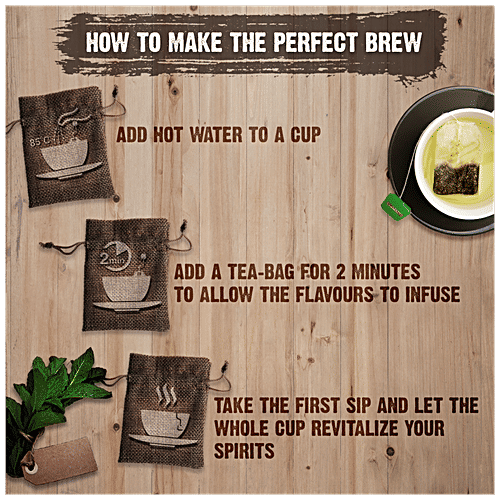 Twinings Green Tea - Lemon & Honey, 50 g (25 Bags x 2 g each) 