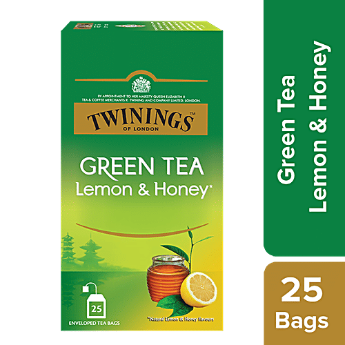 Twinings Green Tea - Lemon & Honey, 50 g (25 Bags x 2 g each) 