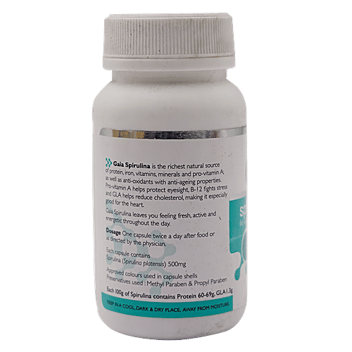 Gaia  Capsules - Spirulina, 60 pcs  