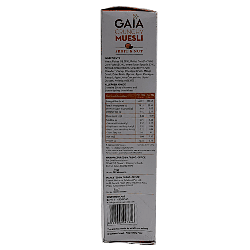 Buy Gaia Muesli Fruit Nut 400 Gm Online at the Best Price of Rs 210