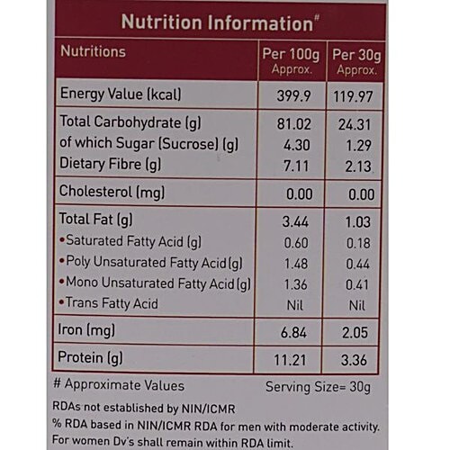 Gaia  Muesli - Real Fruit, 400 g  High Fibre, Zero Cholesterol & Zero TransFat