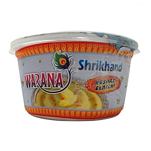 Warana Shrikhand - Keshar Elaichi, 250 g Tub 