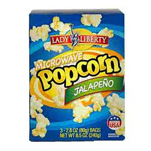Buy Lady Liberty Microwave Popcorn Jalapeno Online at Best Price of