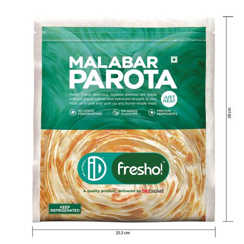 iD Fresho Malabar Parota/Paratha, 350 g Pouch 