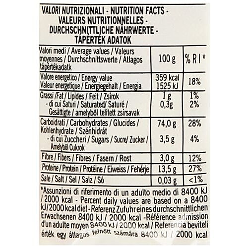 Colavita Durum Wheat Pasta - Eliche Tricolore, 500 g Pouch Zero Cholesterol