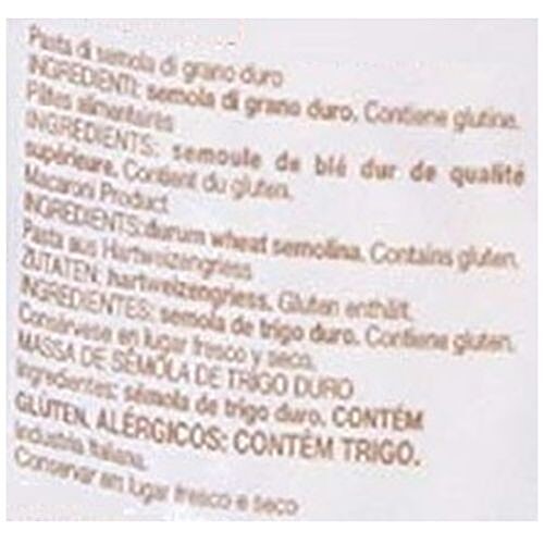 Colavita Biologico Durum Wheat Pasta - Penne Rigate, 500 g Pouch Zero Cholesterol