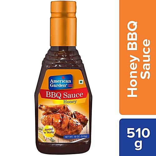 American Garden BBQ Sauce - Honey, 510 g Bottle No Artificial Colors & Flavors
