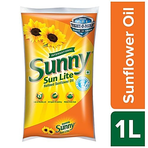Buy Sunny Sunflower Oil Lite 1 Ltr Pouch Online at the Best Price of Rs