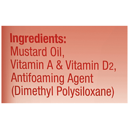 Dhara  Kachi Ghani Mustard Oil, 1 L Pouch 0% Trans Fat, Vitamin A & D2