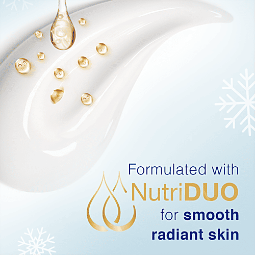 Dove Nourishing Body Care Nourished Radiance Rich Body Lotion - For Dry Skin, Nutriduo Deep Care + Moisture Lock, 400 ml Nutriduo Deep Care + Moisture Lock