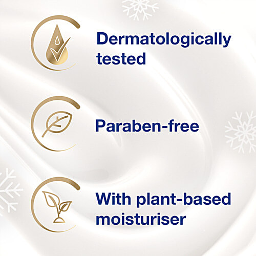 Dove Nourishing Body Care Nourished Radiance Rich Body Lotion - For Dry Skin, Nutriduo Deep Care + Moisture Lock, 400 ml Nutriduo Deep Care + Moisture Lock