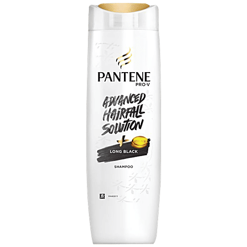 Pantene Advanced Hair Fall Solution Shampoo - Long Black, 340 ml  