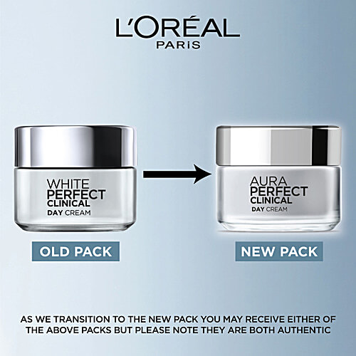L'Oreal Paris White Perfect Day Cream - With SPF 17 PA++, Reduces Dark Spots, 50 ml Box