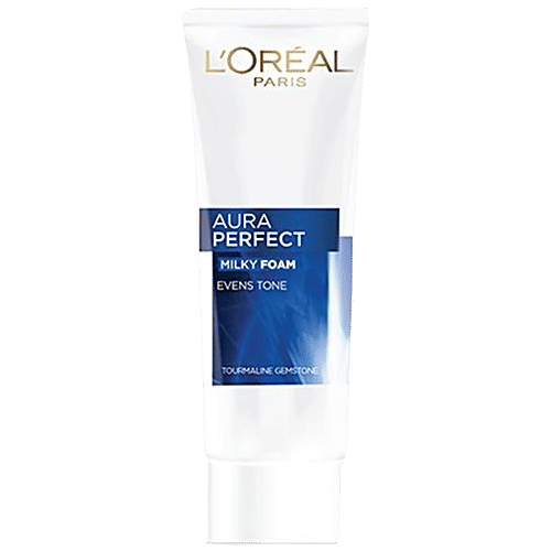 L'Oreal Paris White Perfect Milky Foam Face Wash - Purifies & Brightens, 50 ml Box 
