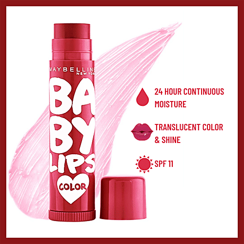 Maybelline New York Baby Lips Lip Balm, 4 g Berry Crush