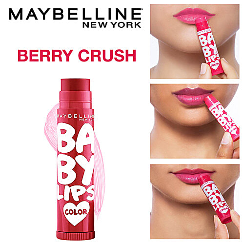 Maybelline New York Baby Lips Lip Balm, 4 g Berry Crush