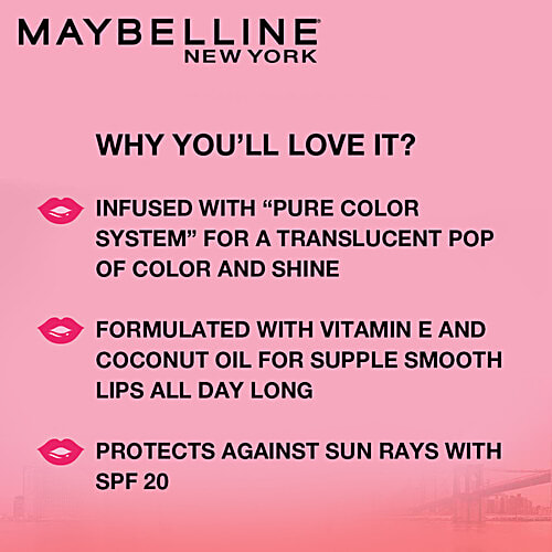 Maybelline New York Baby Lips Lip Balm, 4 g Berry Crush